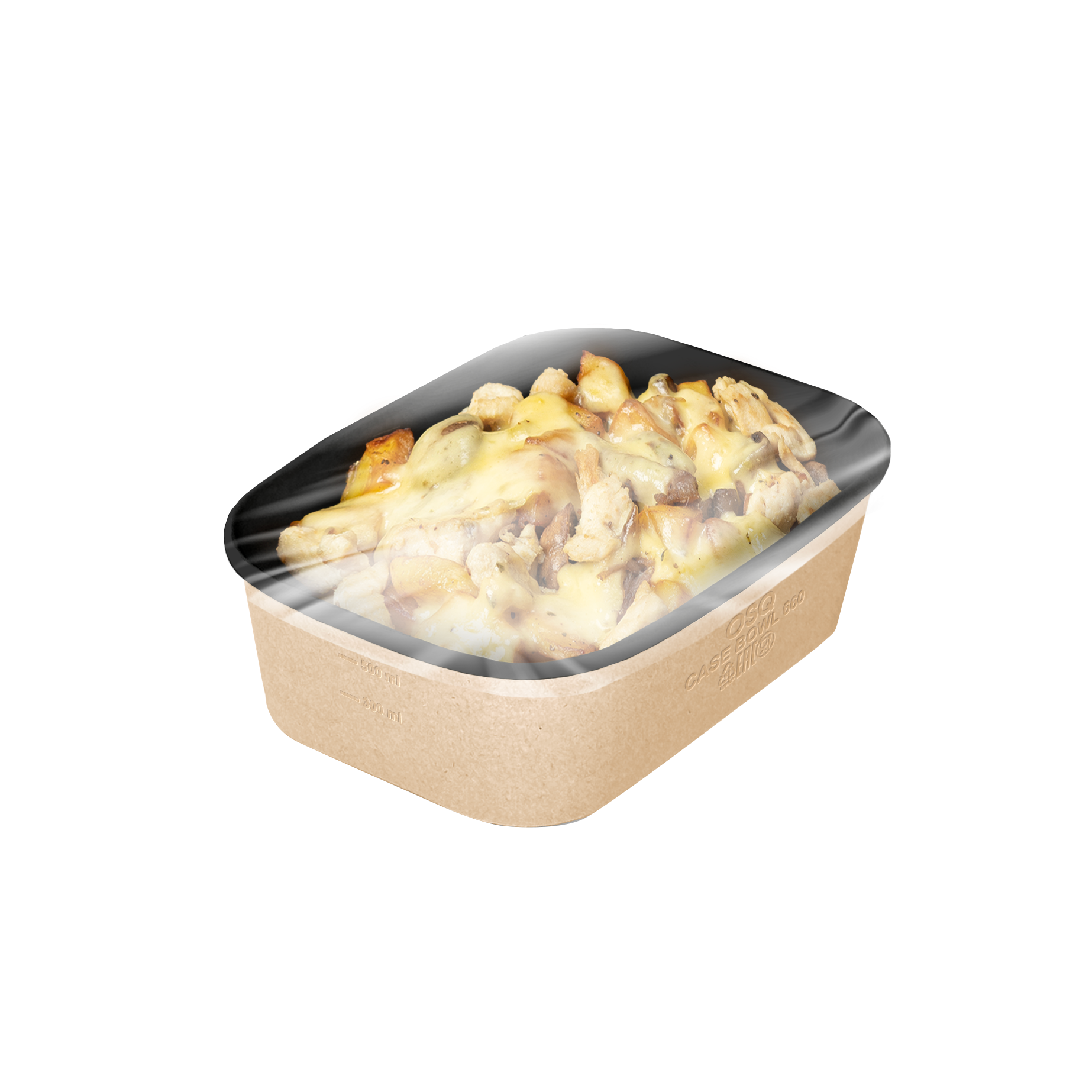 Контейнер OSQ CASE BOWL 660 BLACK WOOD