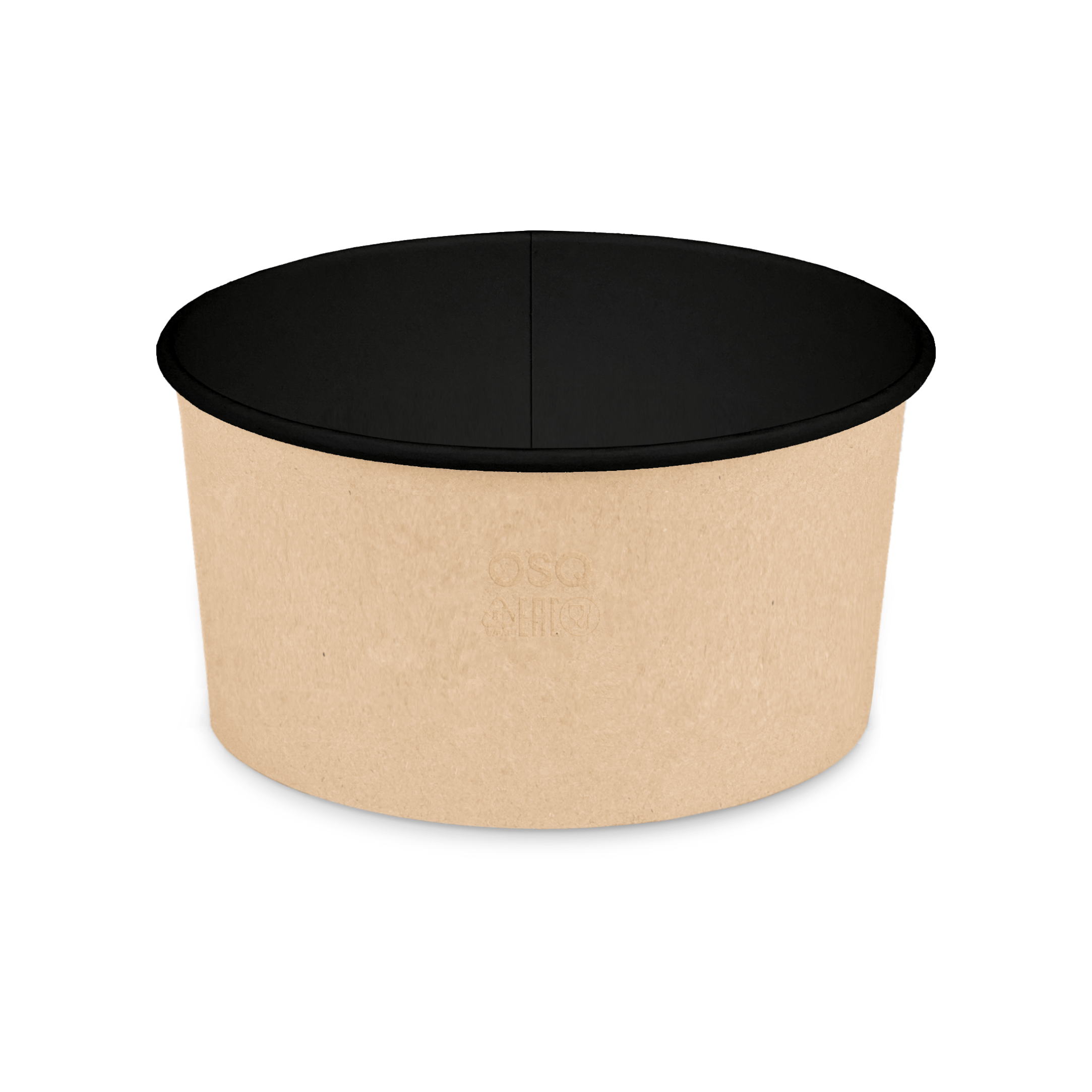 Контейнер круглый OSQ ROUND BOWL 1000 BLACK WOOD