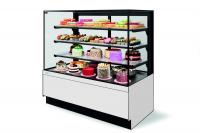 ВИТРИНА КОНДИТЕРСКАЯ VETE II KUB LUX 130 БЕЛЫЙ ГЛЯНЕЦ/МЕТАЛЛИК/КРАШЕННАЯ (ВК273 (280-125))
