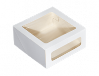 Упаковка для кондитерских изделий OSQ CAKE II WHITE EDITION 220x220x100 мм