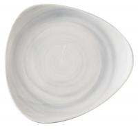 Тарелка мелкая треугольная 22,9см, без борта, Stonecast, цвет Canvas Grey CSGYTR91