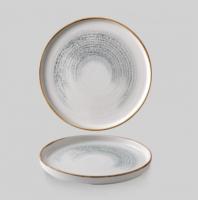 Тарелка мелкая CHEFS 21см, с бортом, цвет Jasper Grey, Studio Prints Homespun Accents HAJGWP211