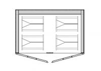 ШКАФ РАССТОЕЧНЫЙ ZANOLLI Д/ROTOR WIND 5E 2ДВ/4ТЕЛ