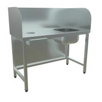 СТОЛ ДЛЯ ЧИСТКИ РЫБЫ СЧР-120/60