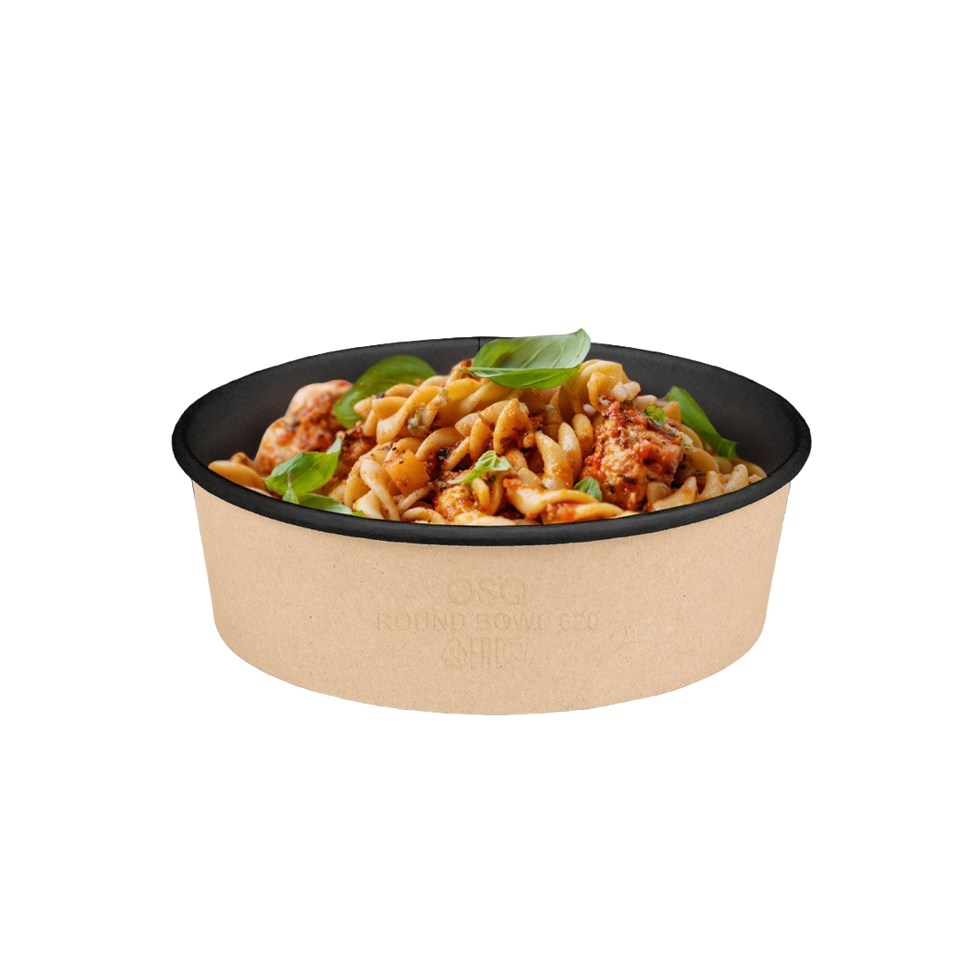 Контейнер круглый OSQ ROUND BOWL 620 BLACK WOOD