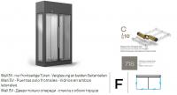 ШКАФ ВИННЫЙ ENOFRIGO WINE LIBRARY 20 3V SX-DX 2P H2600 VT F СЕРЫЙ + ПОЛКИ С