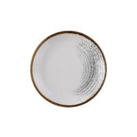 Тарелка мелкая 16,5см, без борта, цвет Jasper Grey, Studio Prints Homespun Accents HAJGEVP61