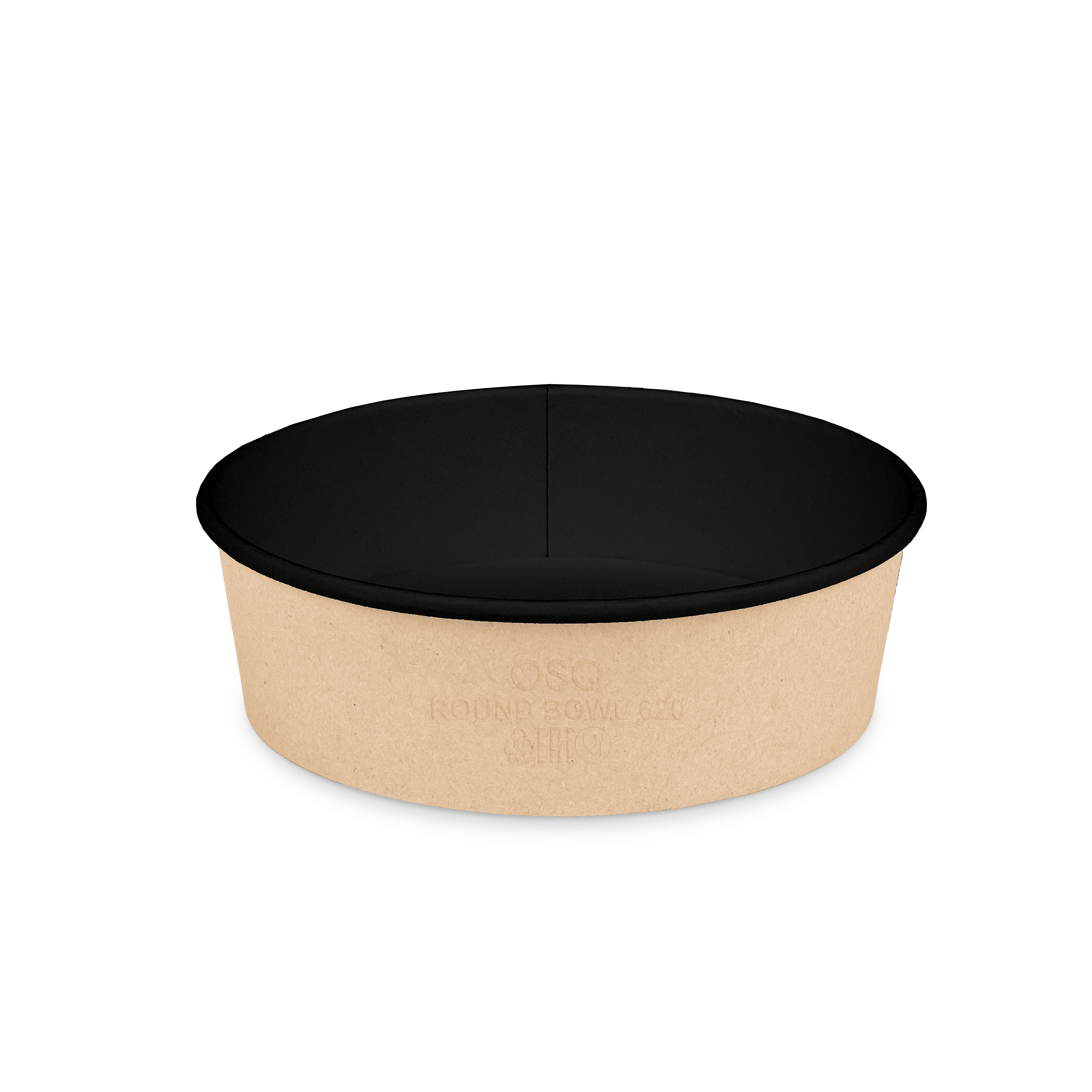 Контейнер круглый OSQ ROUND BOWL 620 BLACK WOOD