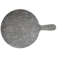 Доска сервировочная с ручкой d32см, меламин, Buffet Melamine, цвет дерево ZPLRPDW1