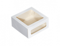 Упаковка для кондитерских изделий OSQ CAKE II WHITE EDITION 180x180x100 мм