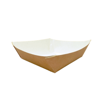 Лоток из картона Крафт 110-110-40 мм (барьерный лак) VIRIDO