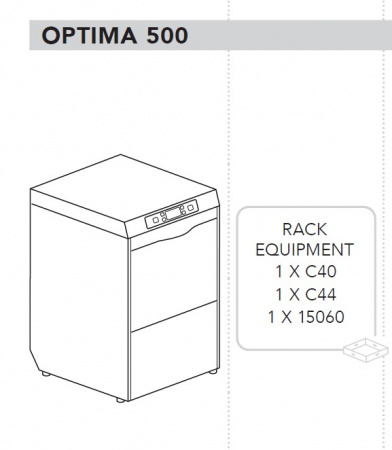 МАШИНА ПОСУДОМОЕЧНАЯ DIHR OPTIMA 500